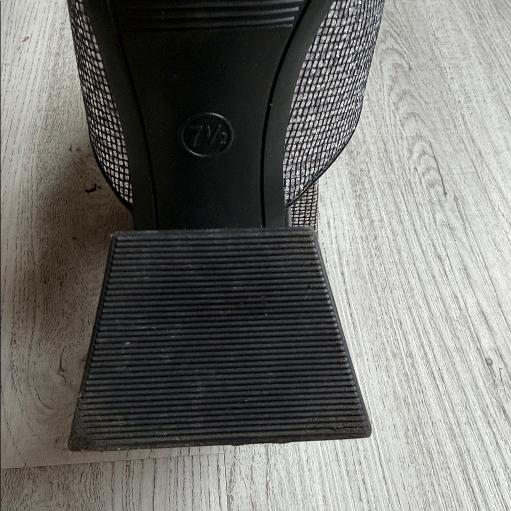 A New Day Women's Glittery Black Mules - Picture 8 of 9
